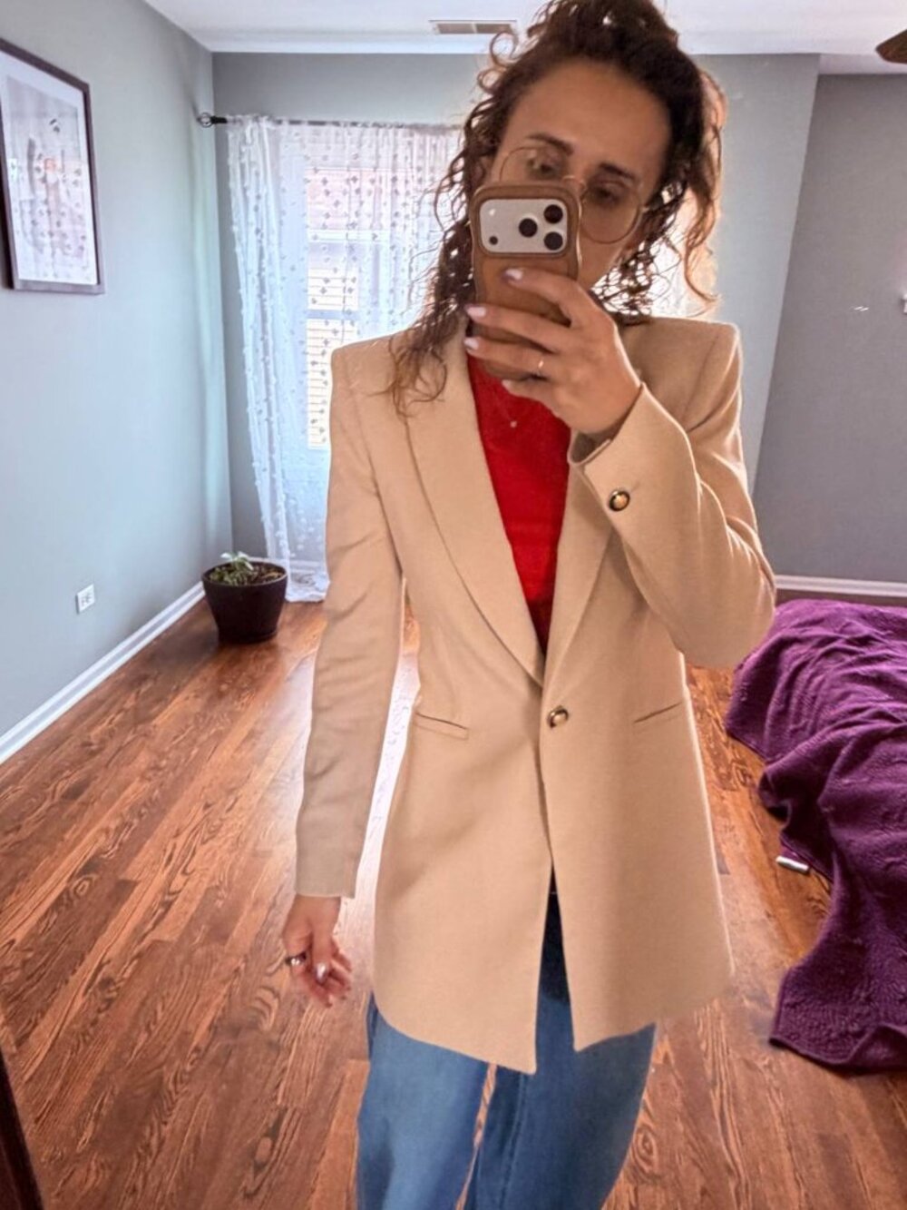 Gorgeous ZARA Tailored Longline Blazer